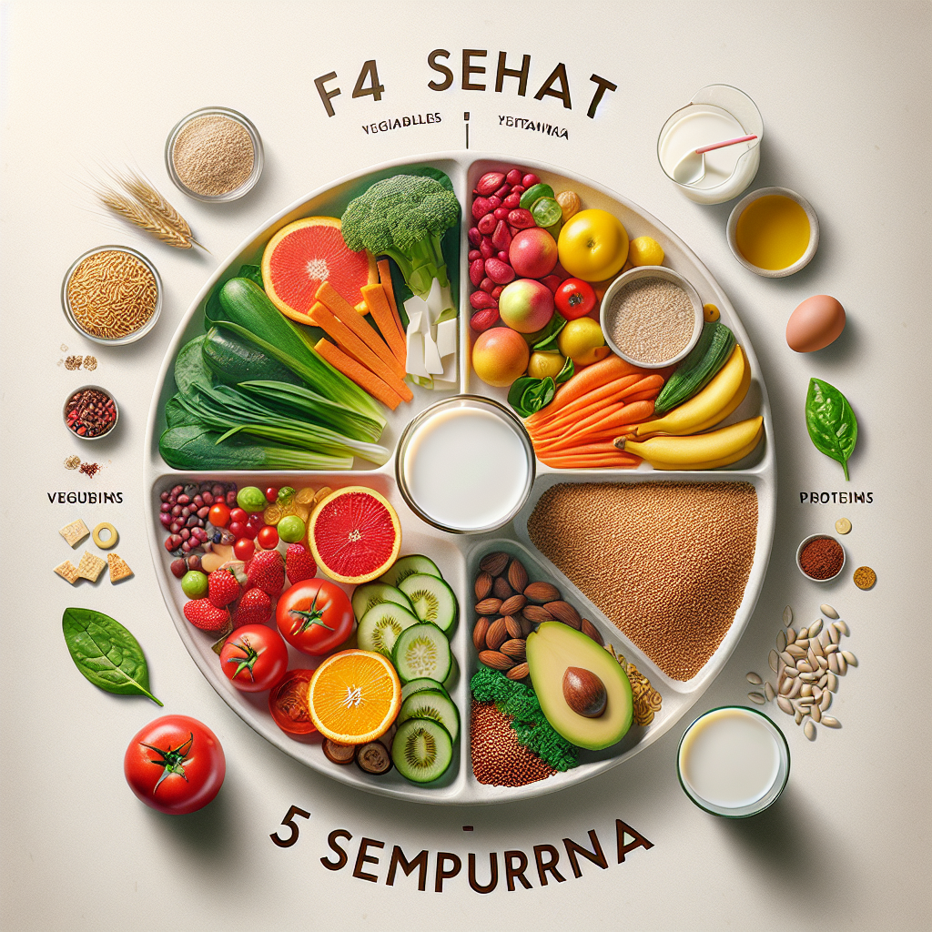 Keberagaman Nutrisi dalam Makanan 4 Sehat 5 Sempurna untuk Kesehatan